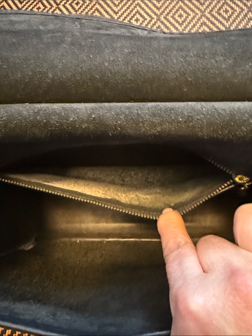 Vintage Coach LOGAN BAG 9907 black with brass - Picture 11 of 14